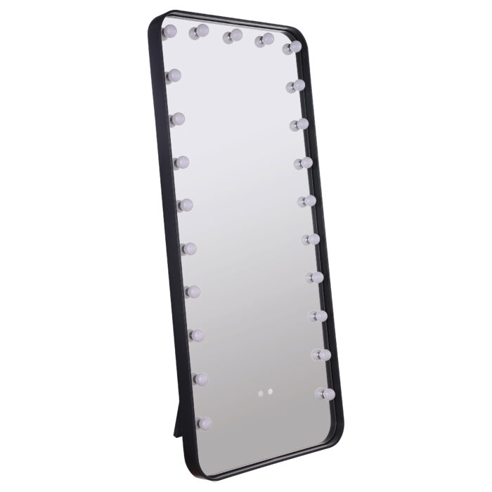 Canton 32 x 71 Inch LED Standing Mirror with Speakers Black product image
