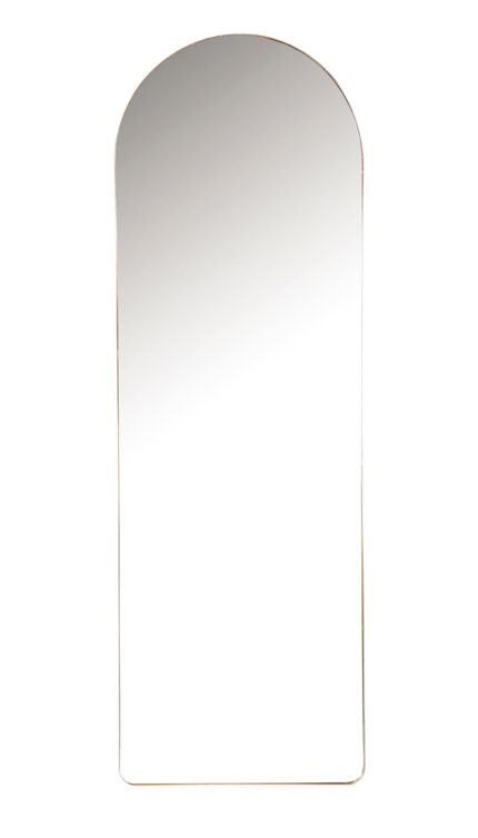 Stabler 20 x 60 Inch Metal Framed Floor Mirror Rose Gold product image