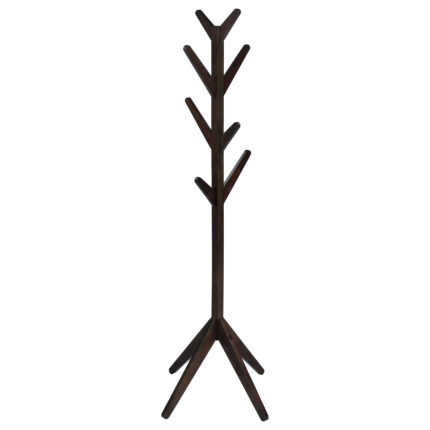 Margaret Solid Wood Coat Rack Clothing Hanger Cappuccino product image