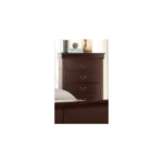 Crown Mark B3800 Louis Philip in Cherry Chest with 5 drawers and handles product image