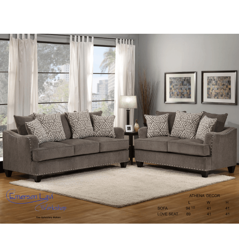Athena Decor Sofa and Loveseatby Emerson Lavi Workshop Athena_Decor Sofa and Loveseat by Emerson Lavi Workshop product image
