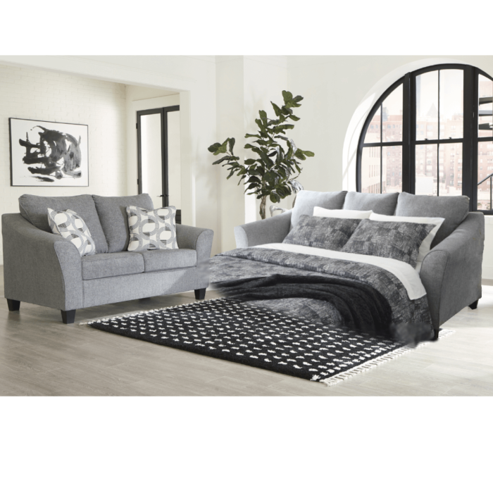 Mathonia Queen Sofa Sleeper and Loveseat Set By Ashley Furniture product image