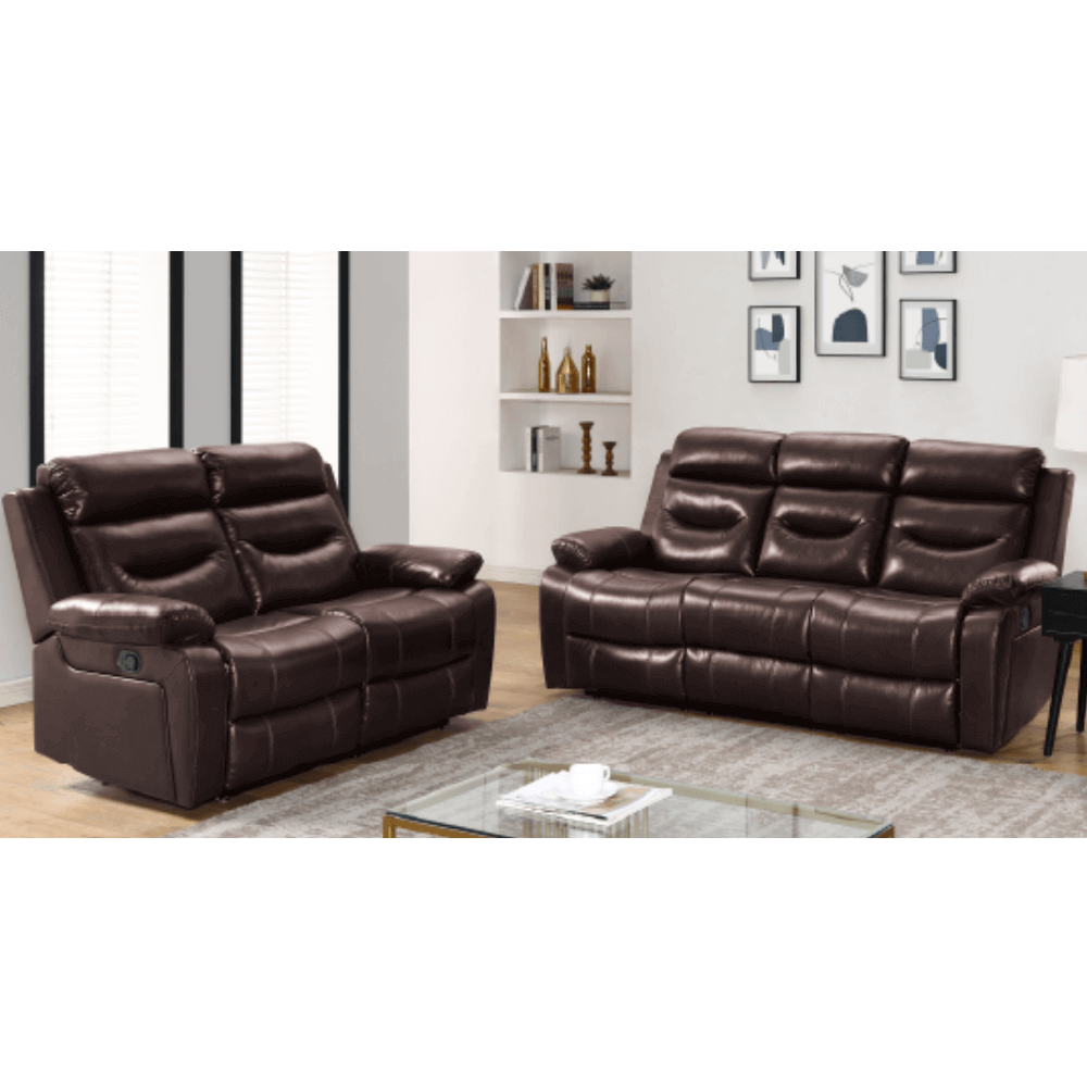 Mia Recliner Sofa and Loveseat Set By WFI Mia Recliner Sofa and Loveseat Set By WFI product image