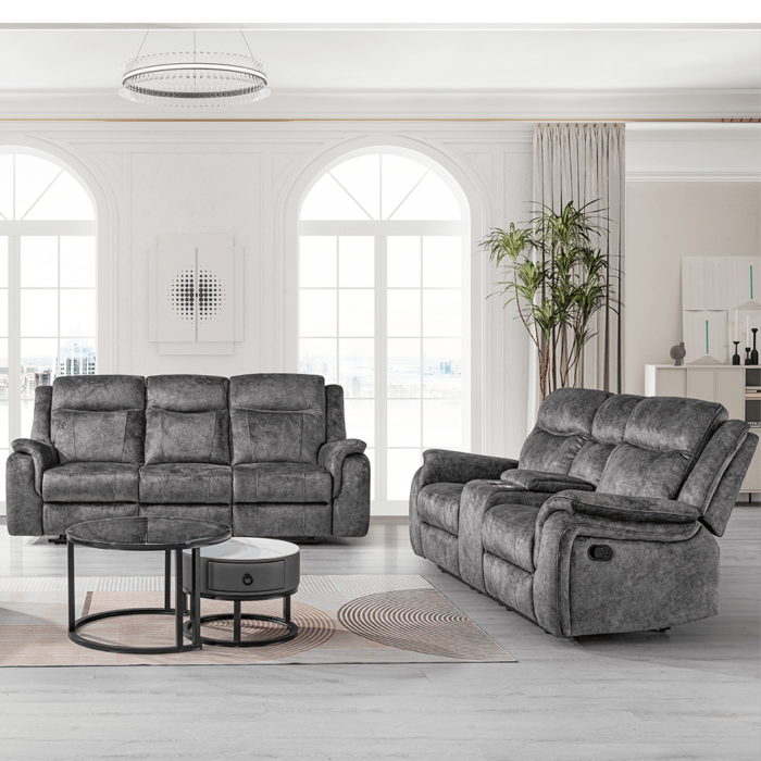 Park City Reclining Sofa and Loveseat Set By New Classic Furniture product image