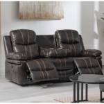 Kellen Loveseat with Console Storage and Recliners By Crown Mark product image