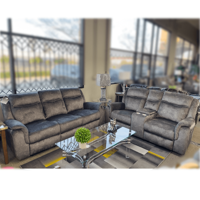 Park City Reclining Sofa and Loveseat Set By New Classic Furniture in store product image