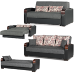 Pegasus and Oslo Sofa and Loveseat Sleeper Set By Demka Furnishing product image