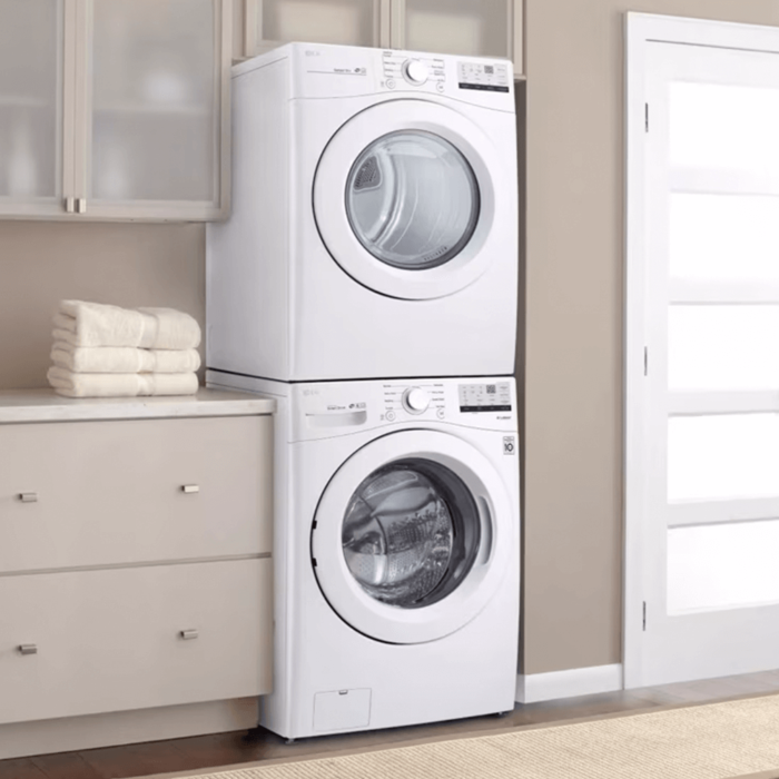 LG 4.5 cu. ft. Ultra Large Front Load Washer and 7.4 cu. ft. Ultra Large Capacity Gas Dryer product image