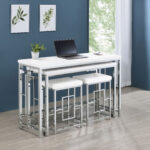 Jackson 4-piece Multipurpose Counter Height Table Set White product image