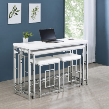 Jackson 4-piece Multipurpose Counter Height Table Set White product image