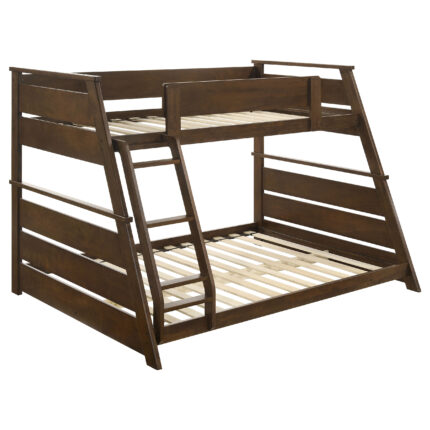 Holden Wood Veneer Twin Over Full Bunk Bed Walnut product image