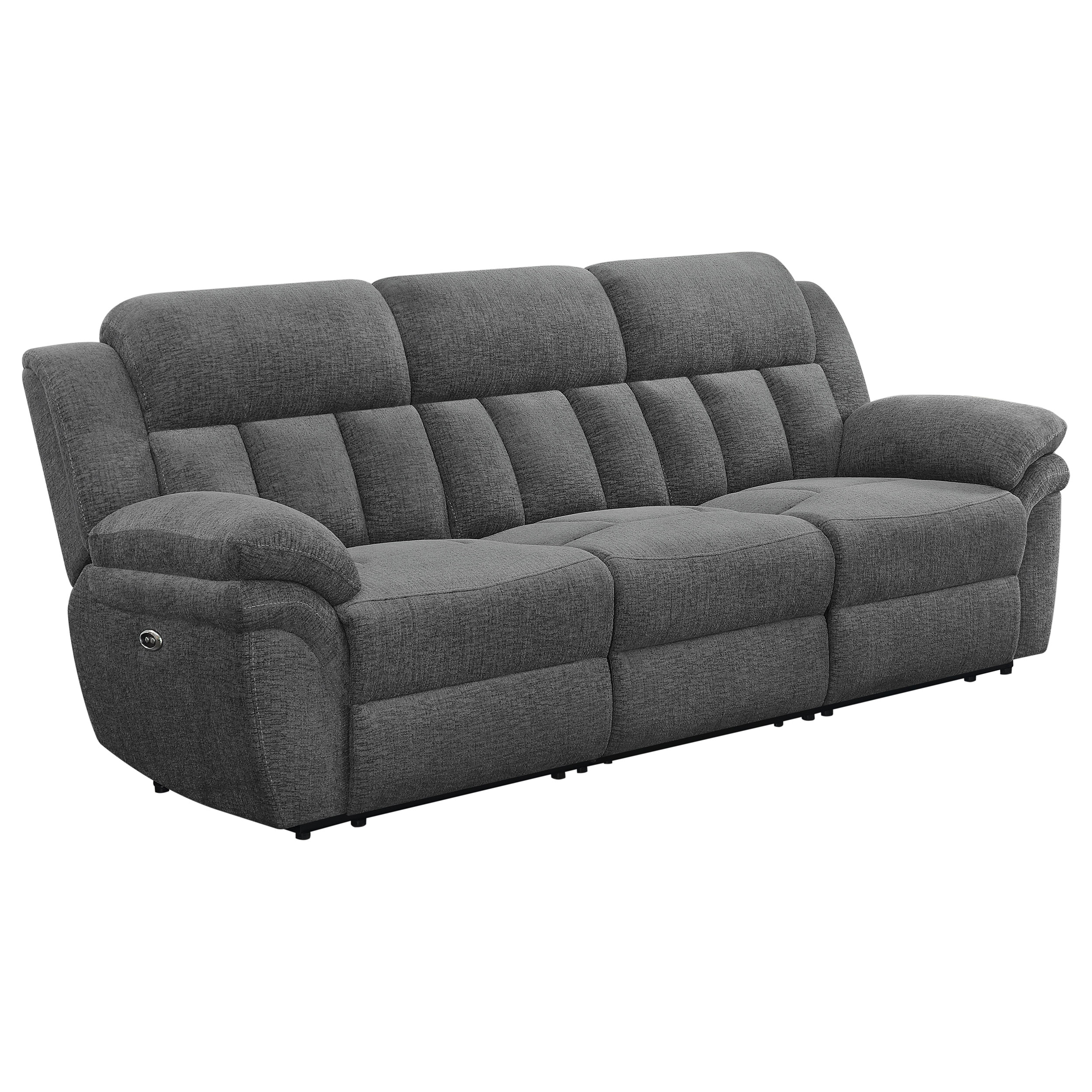 Bahrain Upholstered Power Sofa Charcoal Bahrain Upholstered Power Sofa Charcoal product image