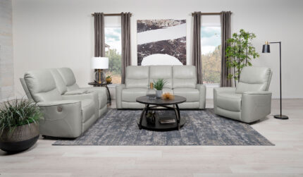 Greenfield 3-piece Power Reclining Sofa Set Dove Grey product image