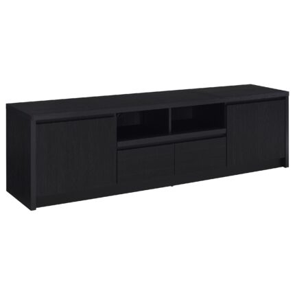 Winfield 78-inch 2-door TV Stand Media Console Black product image