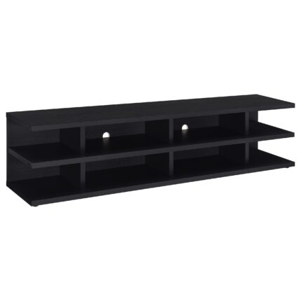 Cartmill 78-inch 2-tier TV Stand Media Console Black product image
