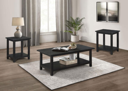 Payne 3-piece Coffee and End Table Set Distressed Java product image