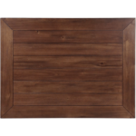 VH646 Glendale 6 Piece Dining Set in Brown Wood & Brown Leatherette By Vilo Home table top view product image