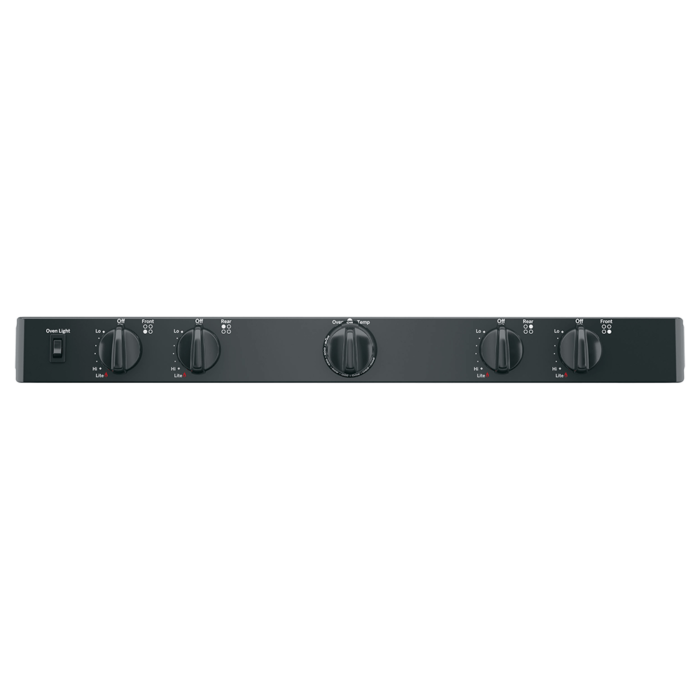JGBS10DEMBB GE® 30" Free-Standing Front Control Gas Range controls product image