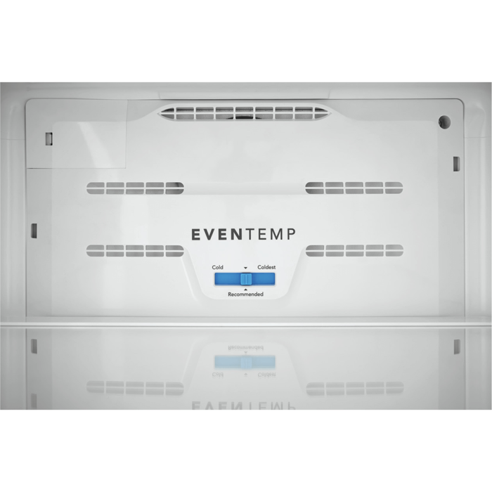 FFTR2045VS Frigidaire 20 Cu. Ft. Garage Ready Top Freezer Refrigerator fridge freezer close up product image