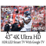 43S571G TCL 43" S Class 4K UHD HDR LED Smart TV with Google TV product image