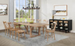 Middleton 9-piece Extension Leaf Dining Set Natural Brown product image