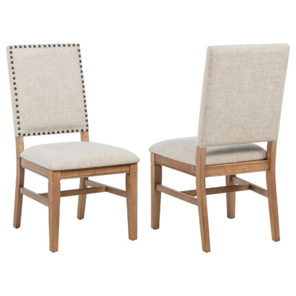 Middleton Upholstered Dining Side Chair Beige (Set of 2) product image