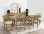 Arini 5-piece Extension Leaf Dining Table Set Sand Wash product image
