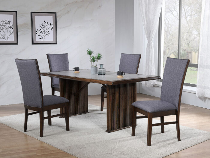 Sherwood 5-piece Rectangular Dining Table Set Brown product image