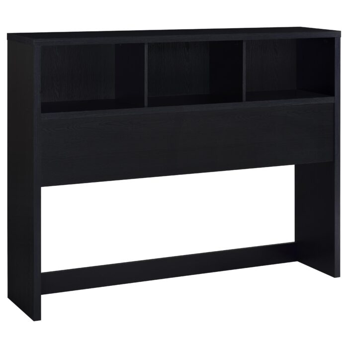 Westpark 49-inch Queen Bookcase Headboard Black product image