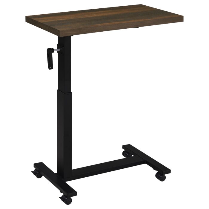Westpark Height Adjustable Mobile Bedroom C-Table Dark Pine product image