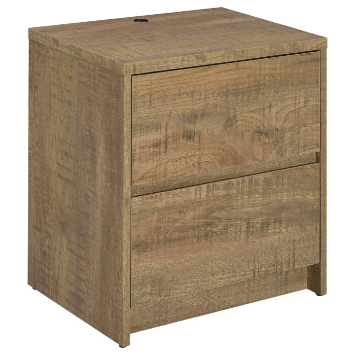 Westpark 2-drawer Nightstand LED Lights and USB Mango product image