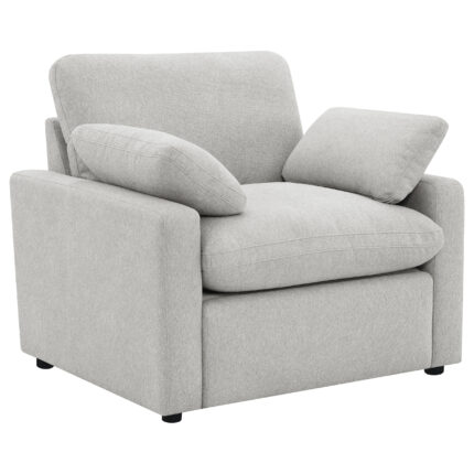 Collins Upholstered Power Recliner Chair Grey product image