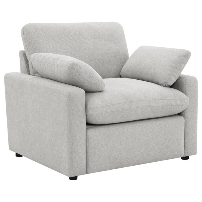 Collins Upholstered Power Recliner Chair Grey product image