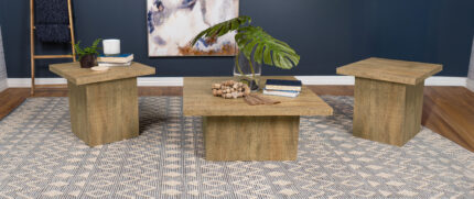 Devar 3-piece Square Coffee and End Table Set Mango product image