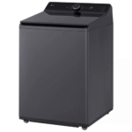 LG 5.3 cu. ft. Mega Capacity Smart Top Load Washer with 4-Way Agitator, EasyUnload & AI Sensing angled product image