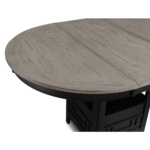 Hartwell Farmhouse 5-Piece Counter Height Dining Set By Crown Mark table close up product image