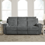 Barnsana Power Reclining Sofa in Ash By Ashley product image