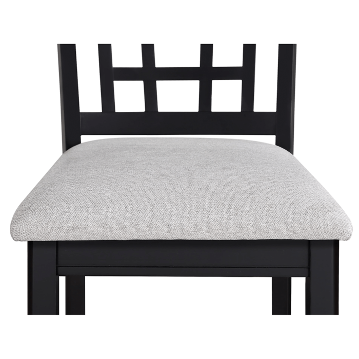 Hartwell Farmhouse 5-Piece Counter Height Dining Set By Crown Mark chair close up product image