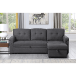 Lucca Sectional Sleeper with Pull Out Bed and Storage By Lilola head on product image