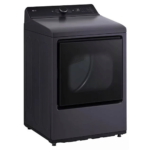 LG 7.3 cu. ft. Ultra Large Capacity Rear Control Gas Dryer with LG Easy Load Door and AI Sensing angled product image