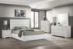 Felicity 5-piece California King Bedroom Set White High Gloss product image