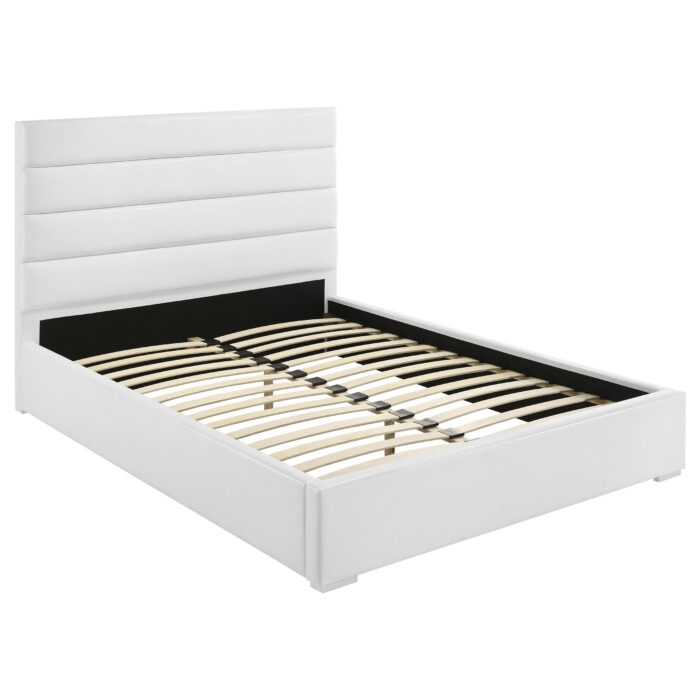 Felicity 53-inch Upholstered California King Bed White product image