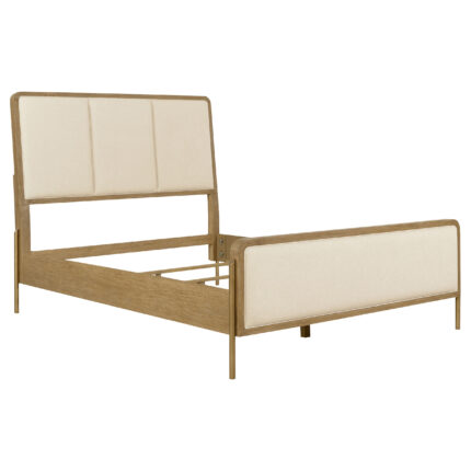 Arini 56-inch California King Panel Bed Cream and Sand Wash product image