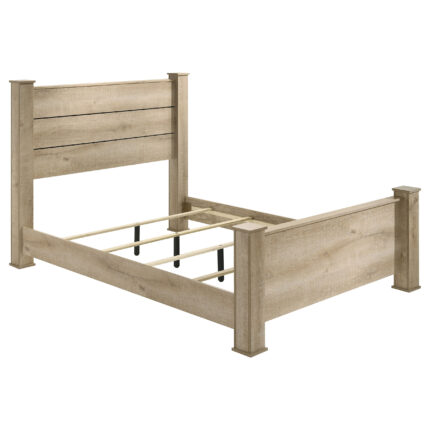 Oakglen 55-inch California King Panel Bed Weathered Oak product image