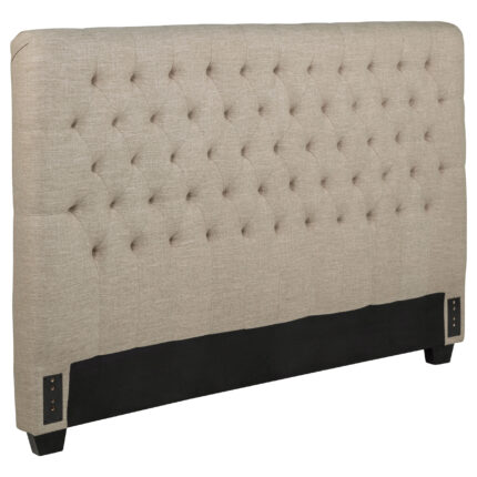 Chloe Upholstered California King Panel Headboard Oatmeal product image