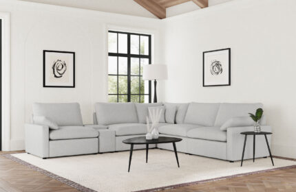 Collins 6-piece Modular Power Reclining Sectional Grey product image