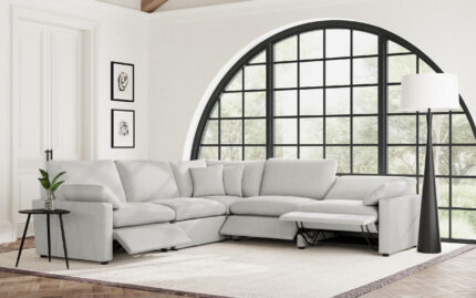 Collins 5-piece Modular Power Reclining Sectional Grey product image