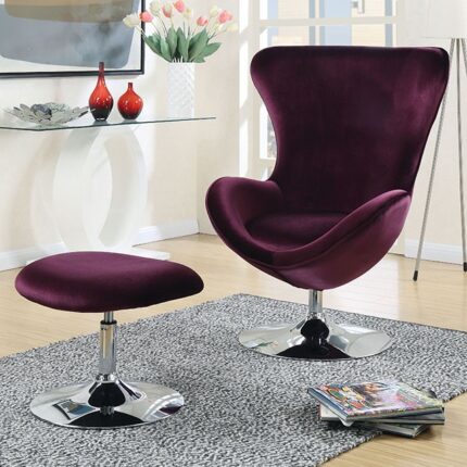 Eloise Chair w/ Ottoman - Furniture of America product image