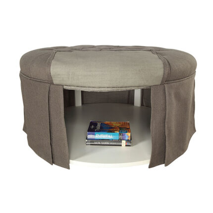 Claes Round Ottoman - Furniture of America product image