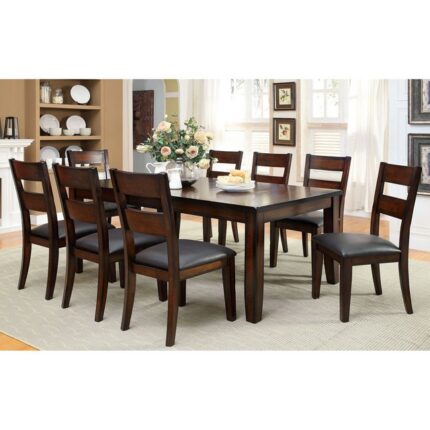 9 Pc Dining Table Set - Furniture of America product image